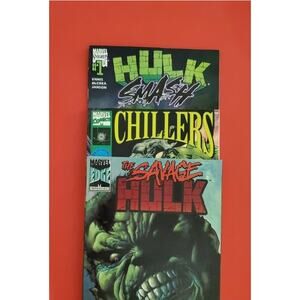3 Pack of Vintage Hulk Graphic Novels